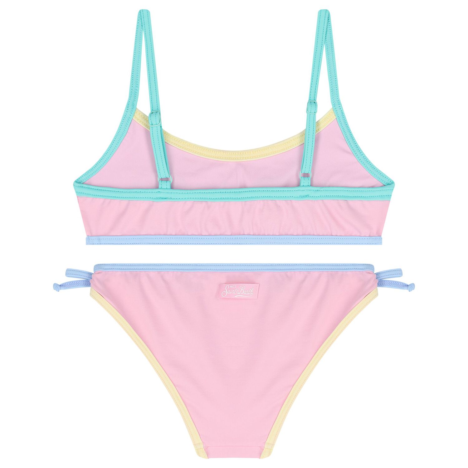 Girls Pink Logo Bikini, 1, hi-res