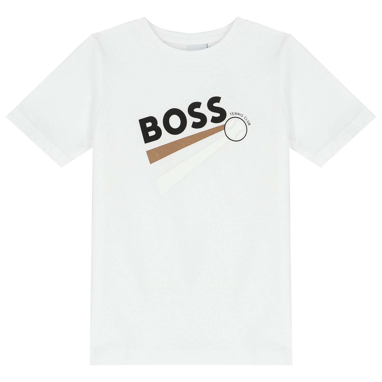 Boys White Logo T-Shirt, 1, hi-res image number null
