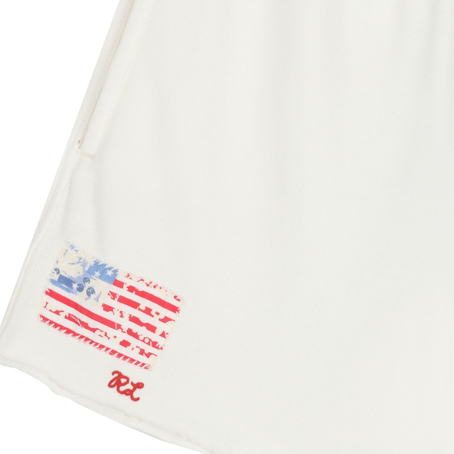 Girls White Logo Shorts, 1, hi-res