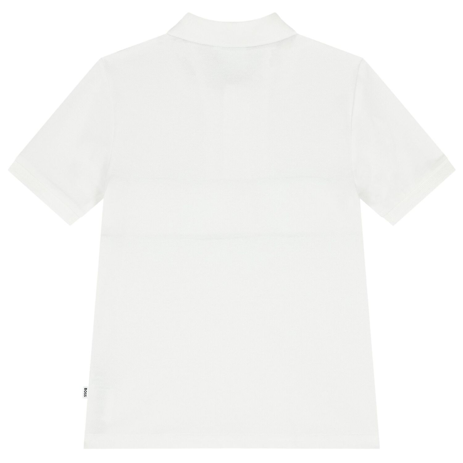 Boys White Mini-Me Logo Polo Shirt, 1, hi-res