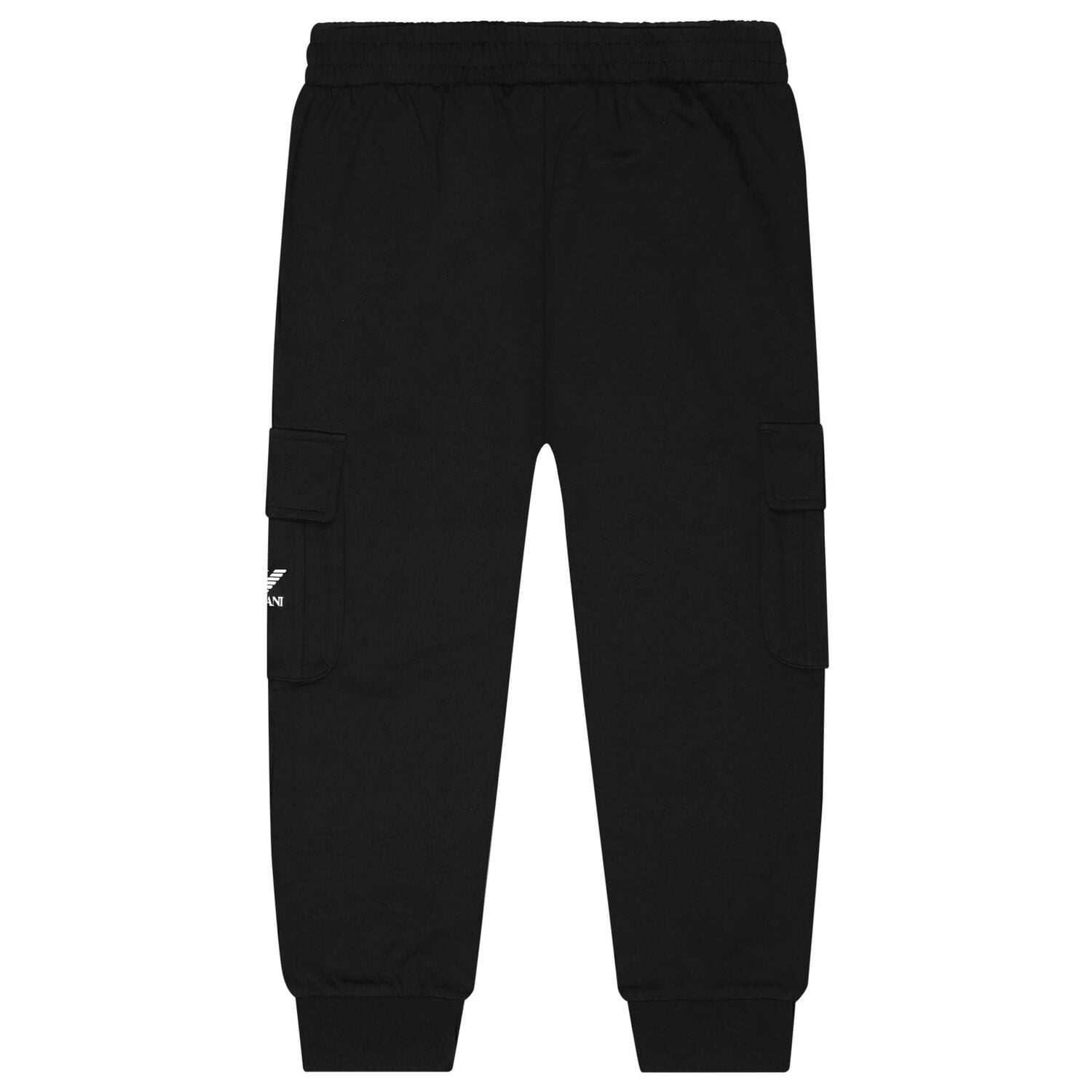 Boys Black Logo Joggers, 1, hi-res