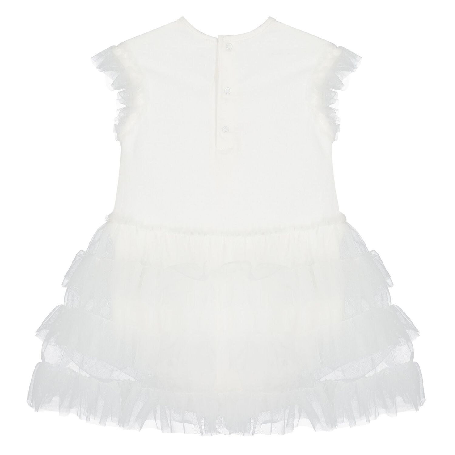 Baby Girls White Tutu Dress Set, 2, hi-res image number null