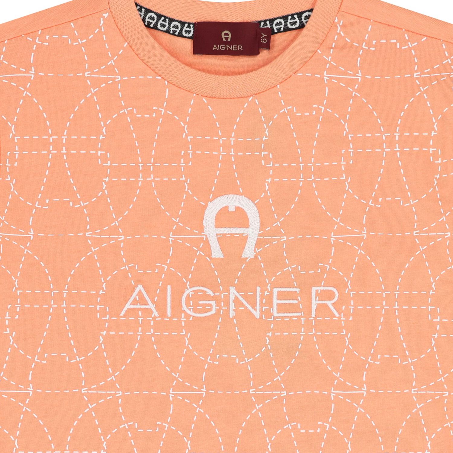 تي شيرت برتقالي بشعار للأولاد, 4, hi-res