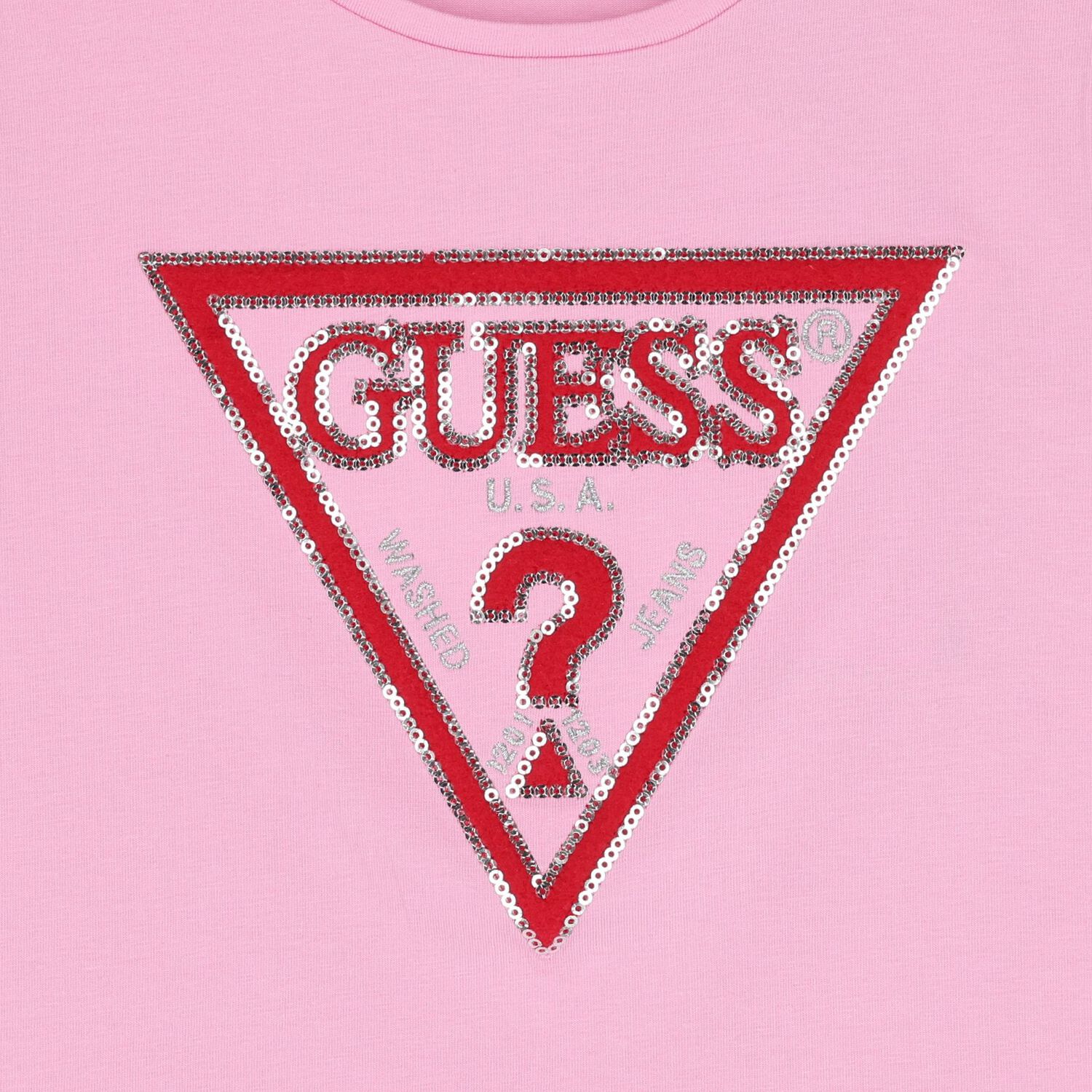 Girls Pink Logo T-Shirt, 3, hi-res