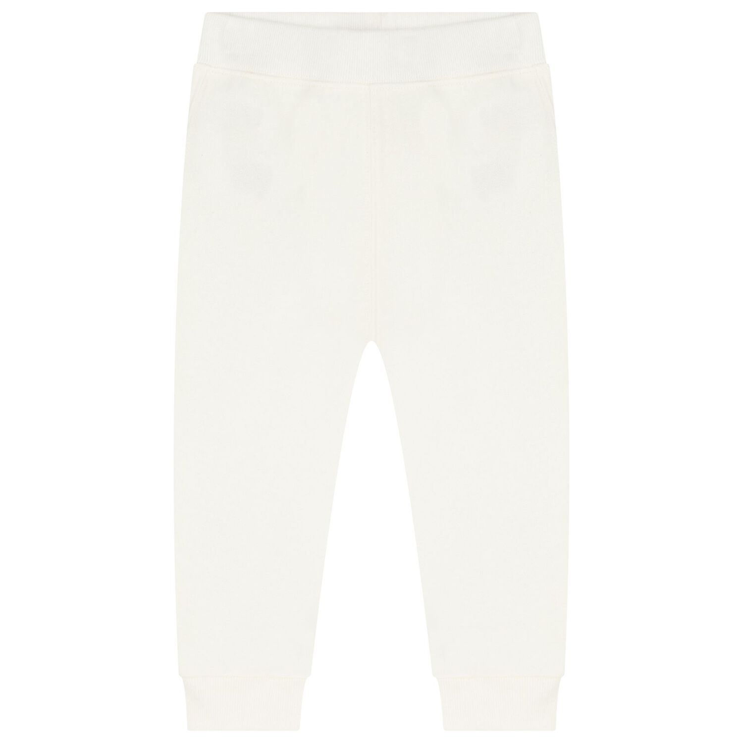 بدلة رياضية بنات بشعار الدب باللون العاجي, 1, hi-res