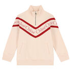 Girls Pink Logo Sweatshirt, 1, hi-res