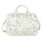 White Geo Map Baby Changing Bag, 1, hi-res