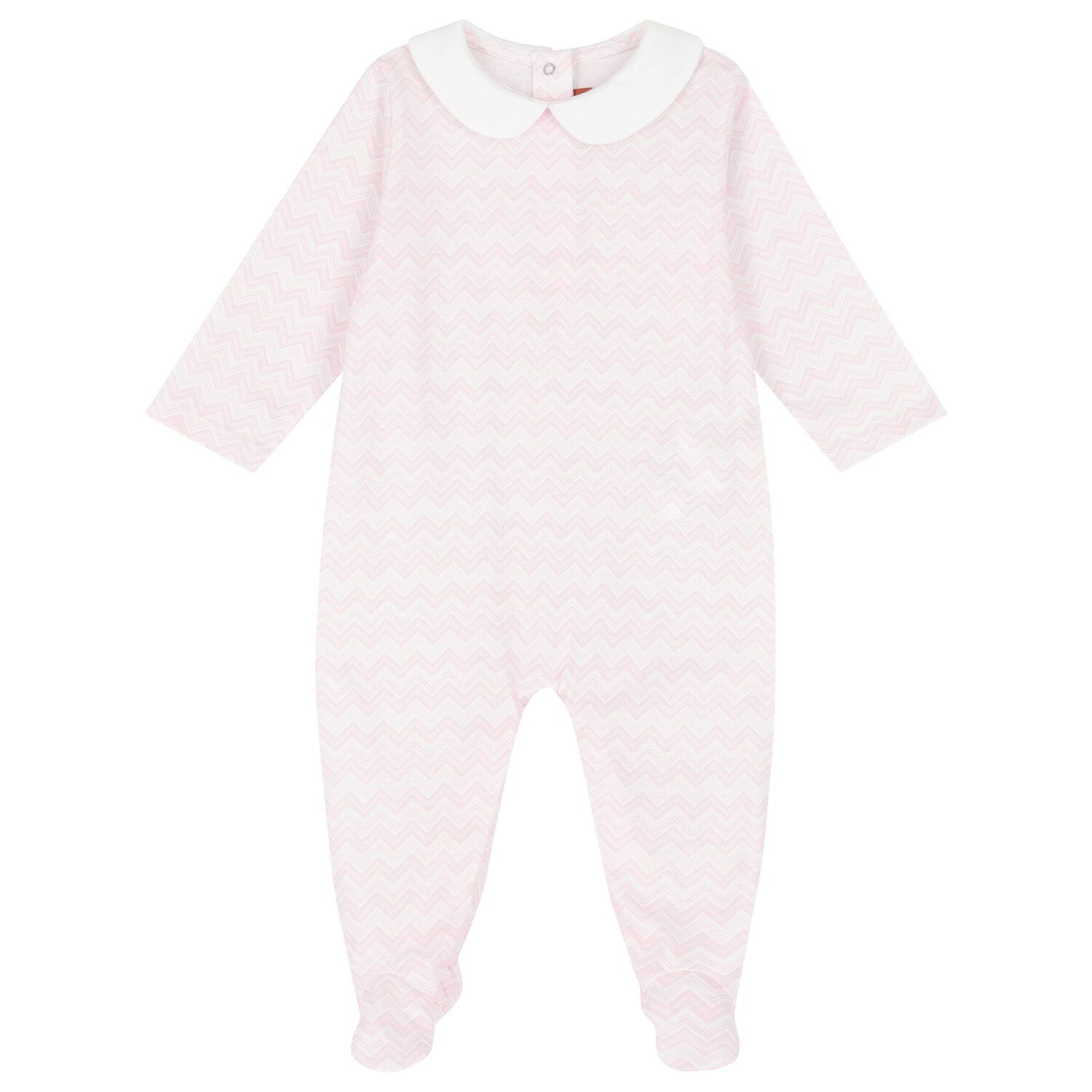 Baby Girls Pink Zig Zag Logo Babygrow Gift Set, 1, hi-res