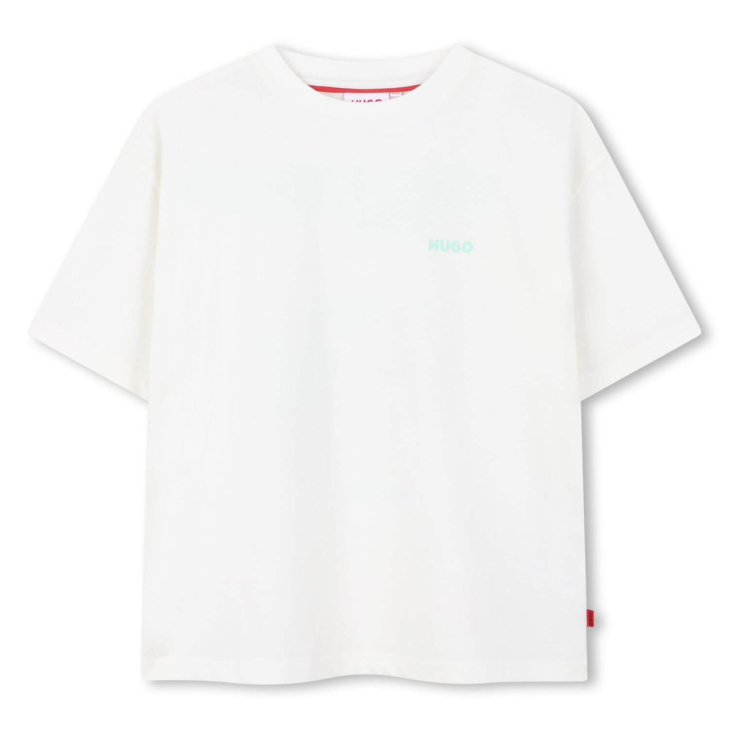 Boys White Logo T-Shirt, 1, hi-res