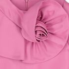 طقم تنورة بناتي باللون الوردي و الابيض  مزين بالزهور, 2, hi-res