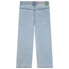 Girls Blue Denim Rhinestone Jeans, 1, hi-res