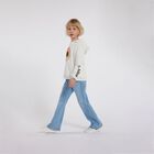 Girls Blue Logo Denim Pants, 1, hi-res