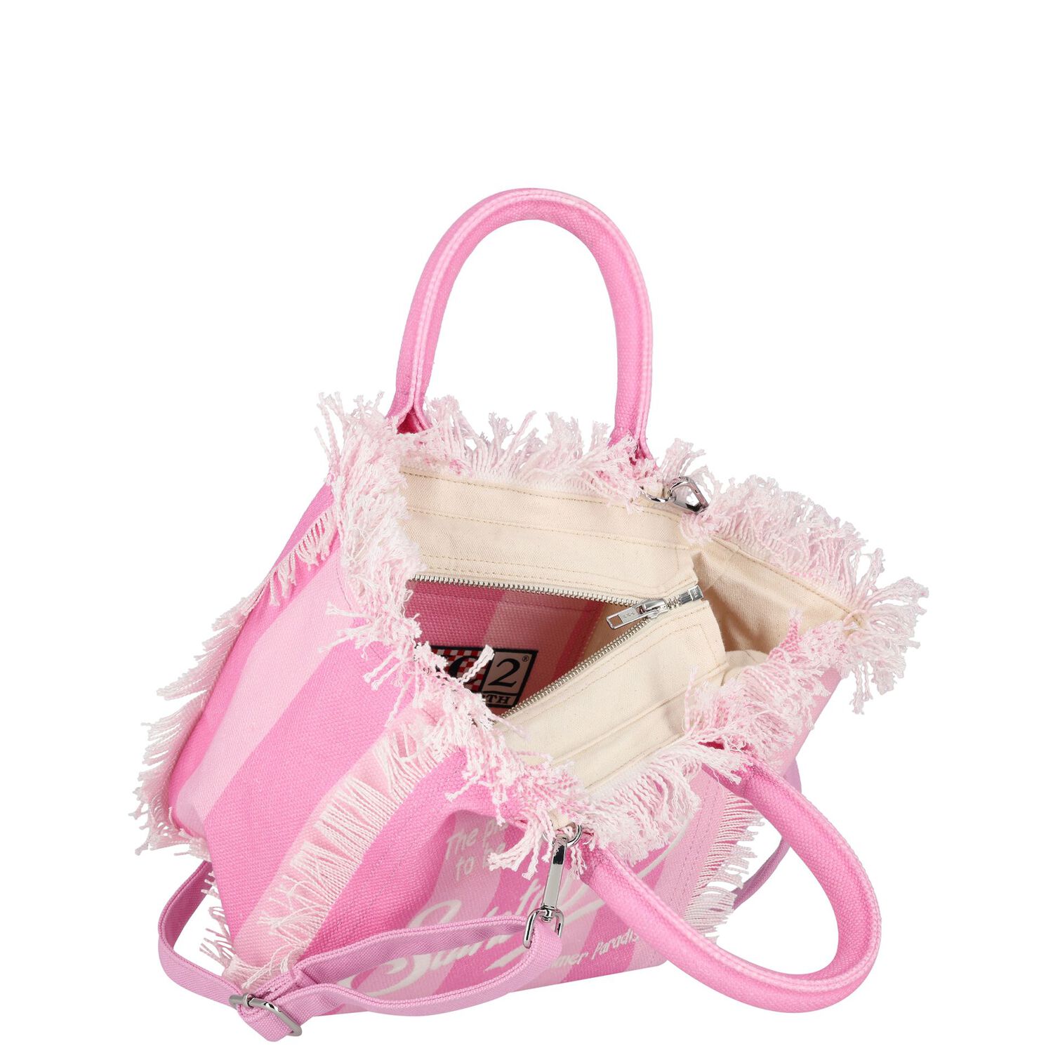 Girls Pink Logo Tote Bag, 1, hi-res image number null