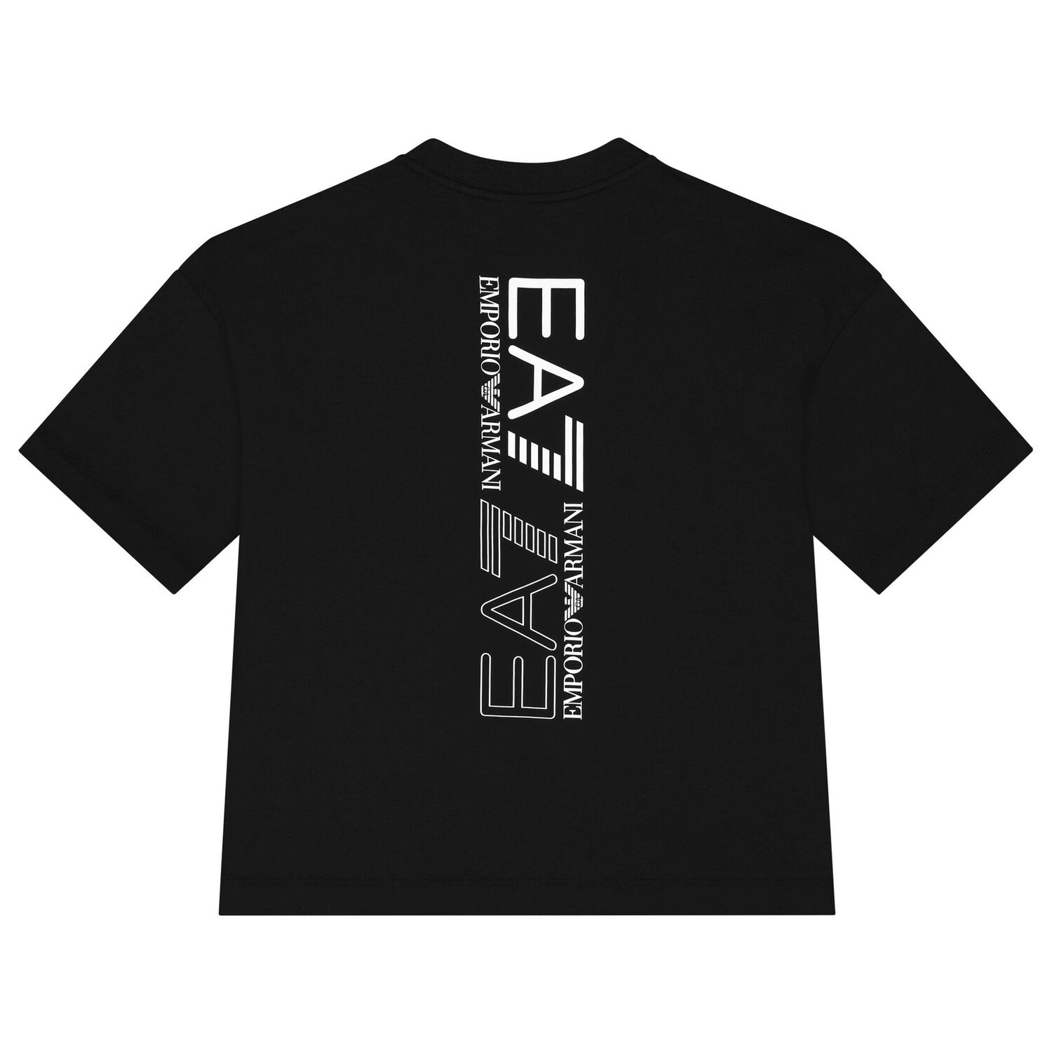 Boys Black Logo Oversized T-Shirt, 2, hi-res image number null