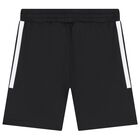 طقم شورتات أبيض وأسود بشعار مارفل, 1, hi-res