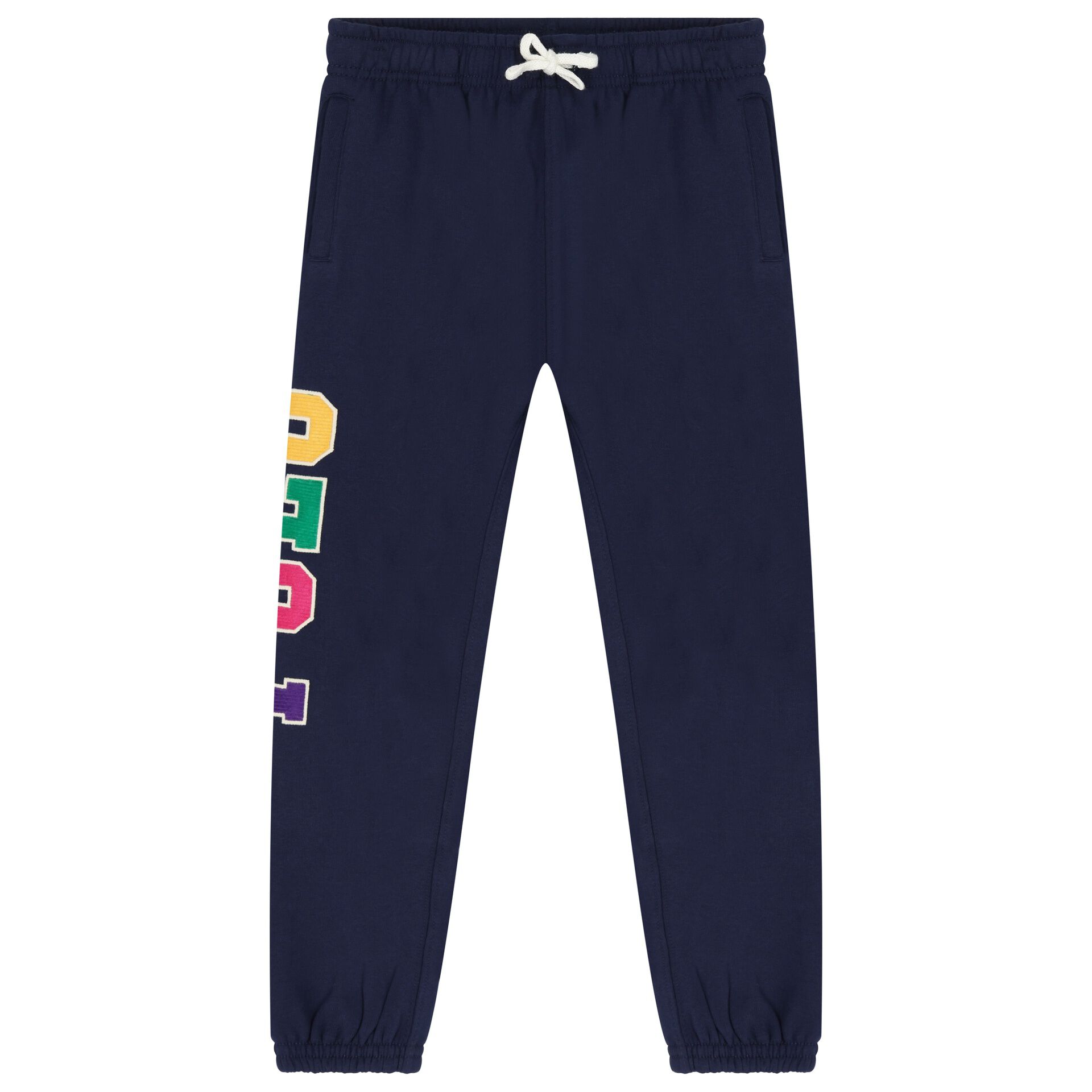 Ralph Lauren Girls Navy Blue Logo Joggers Junior Couture UAE