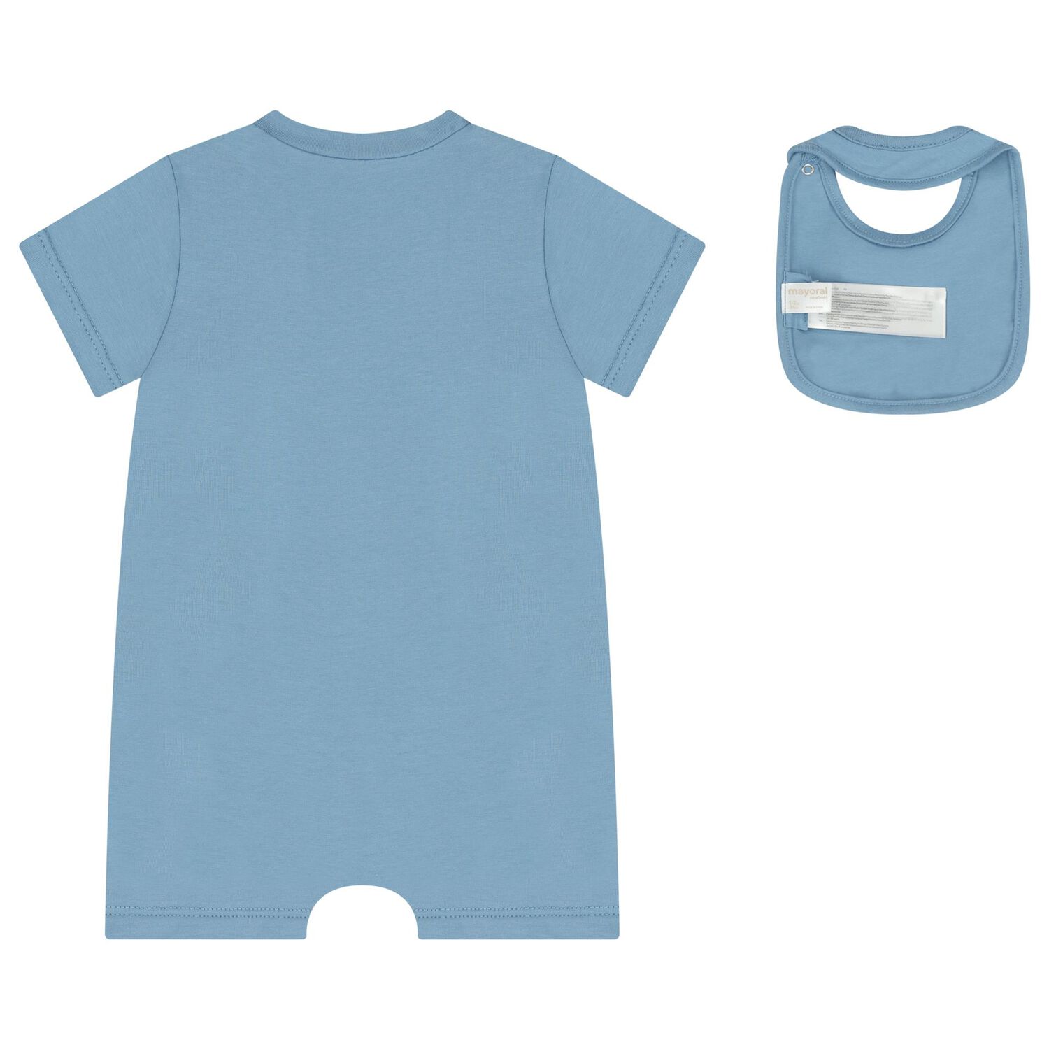 Baby Boys Navy Blue Elephant Romper Gift Set, 2, hi-res