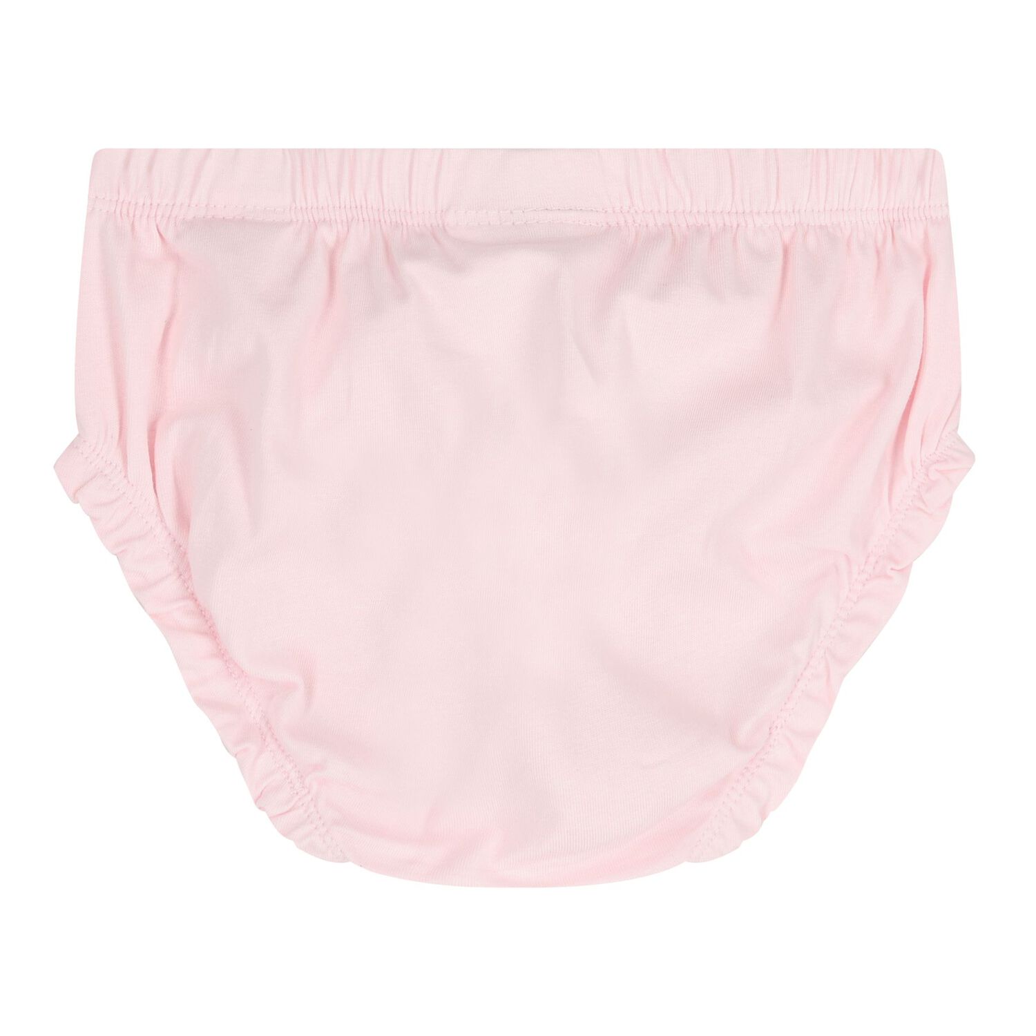 طقم فستان بتصميم تيدي بير باللون الوردي للبنات , 1, hi-res