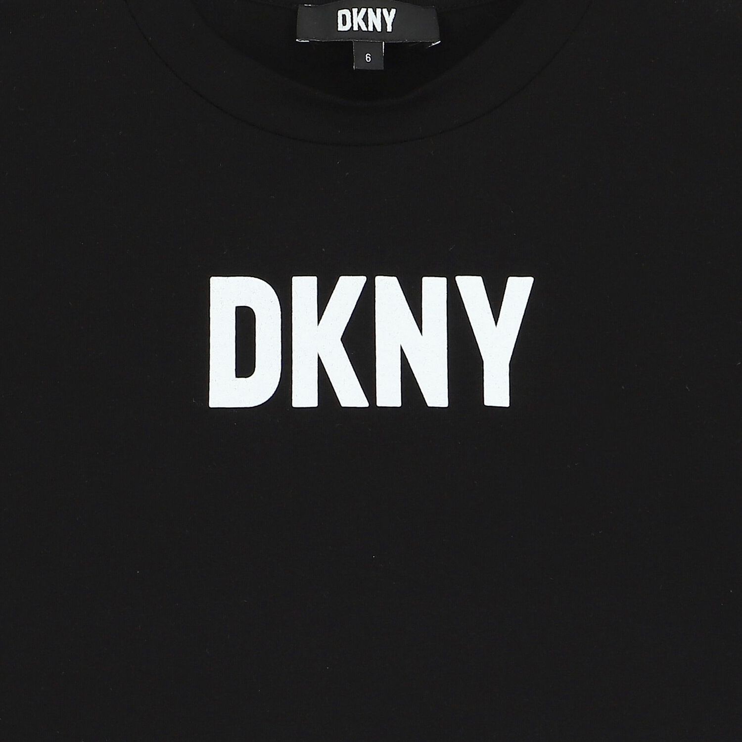 Girls Black Logo T-Shirt, 1, hi-res image number null