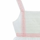 Girls Ivory & Pink Lace Dress, 1, hi-res