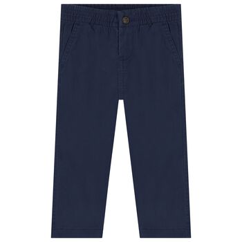 Baby Boys Navy Logo Trousers