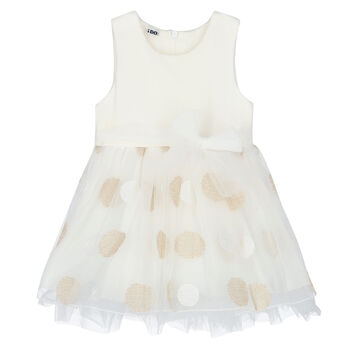 Girls White Tulle Dress