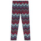 Girls Multi-Coloured Zig Zag Leggings Set, 1, hi-res