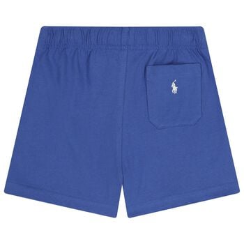 Boys Blue Logo Shorts