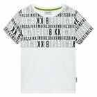 Boys White Logo T-Shirt, 1, hi-res