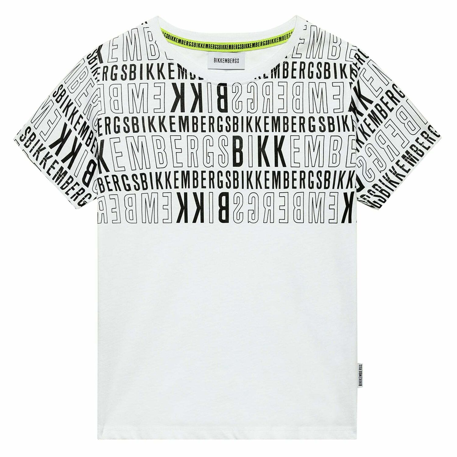Boys White Logo T-Shirt, 1, hi-res