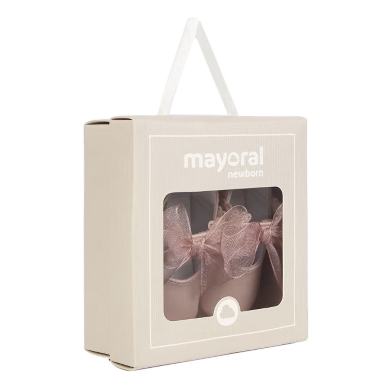 حذاء بنات ما قبل المشي بفيونكة باللون  الوردي, 2, hi-res