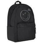 Black Smiley Logo Backpack, 1, hi-res