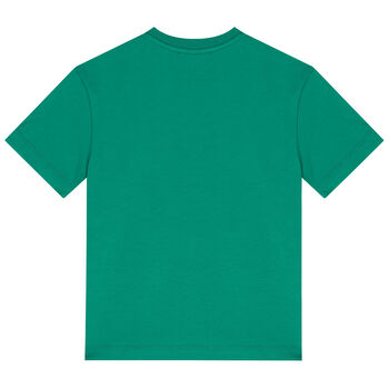 Green & White Logo T-Shirt