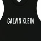 فستان بالشعار باللون الاسود للبنات, 1, hi-res