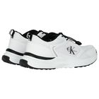 White & Black Logo Trainers, 1, hi-res