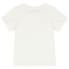 Girls Ivory Logo T-Shirt, 1, hi-res