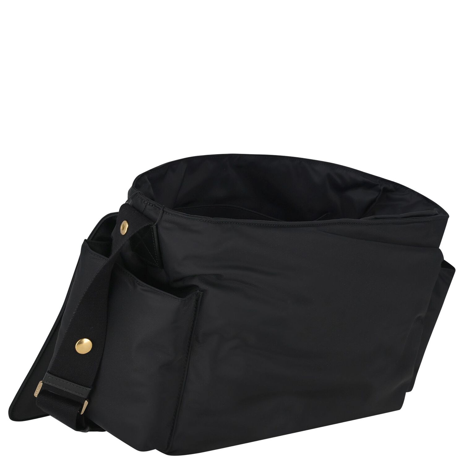 Black Logo Baby Changing Bag ( 43CM ), 1, hi-res