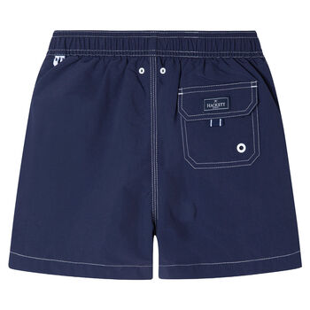 Boys Navy Nylon Swim Shorts