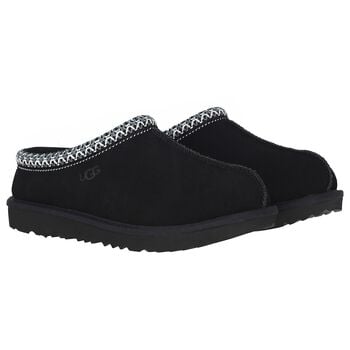 Black Tasman II Suede Mules