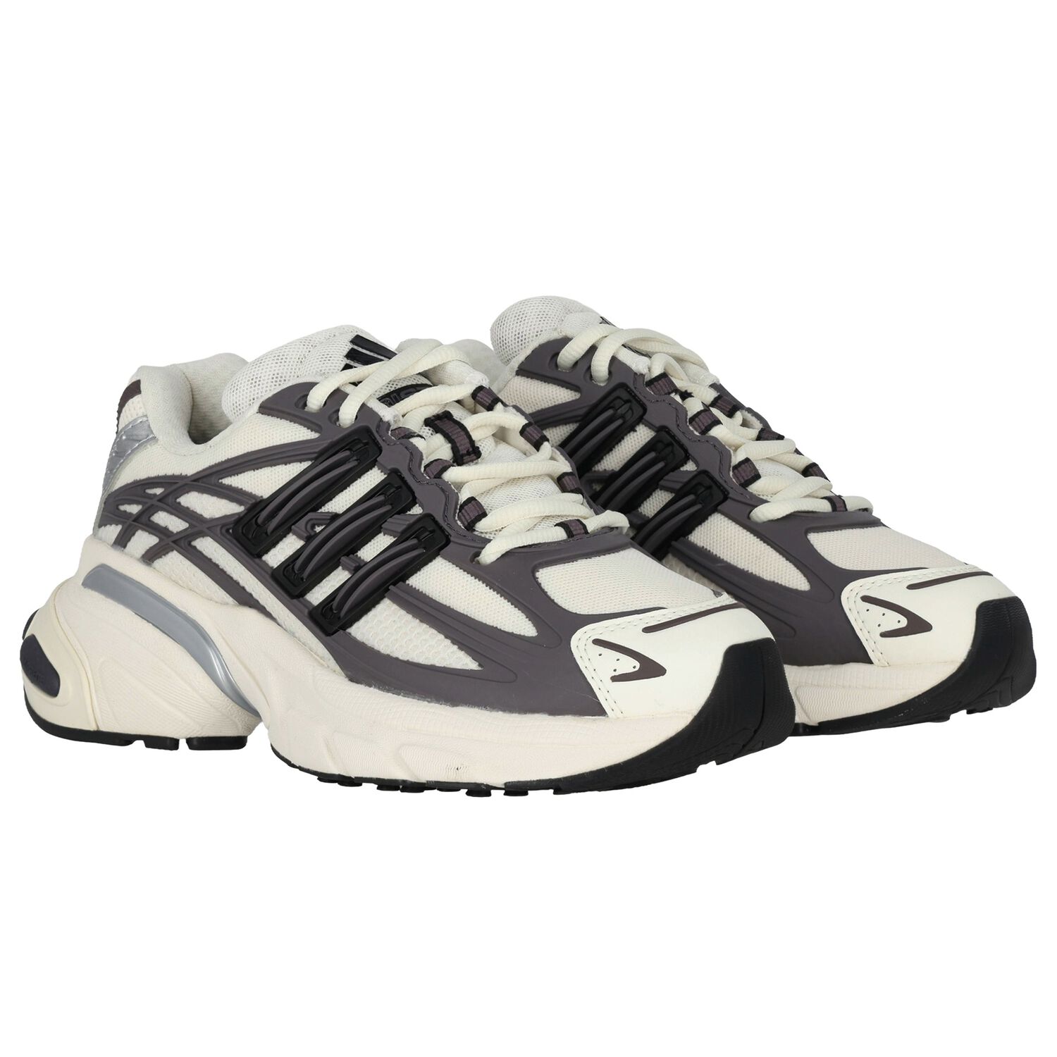 White & Black Adistar Xlg 2.0 Trainers, 1, hi-res