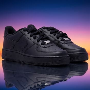Black Air Force 1 Trainers