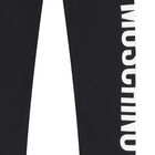 Girls Black Logo Leggings, 1, hi-res