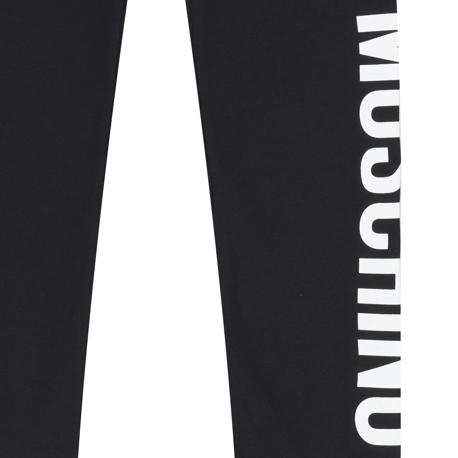 Girls Black Logo Leggings, 1, hi-res