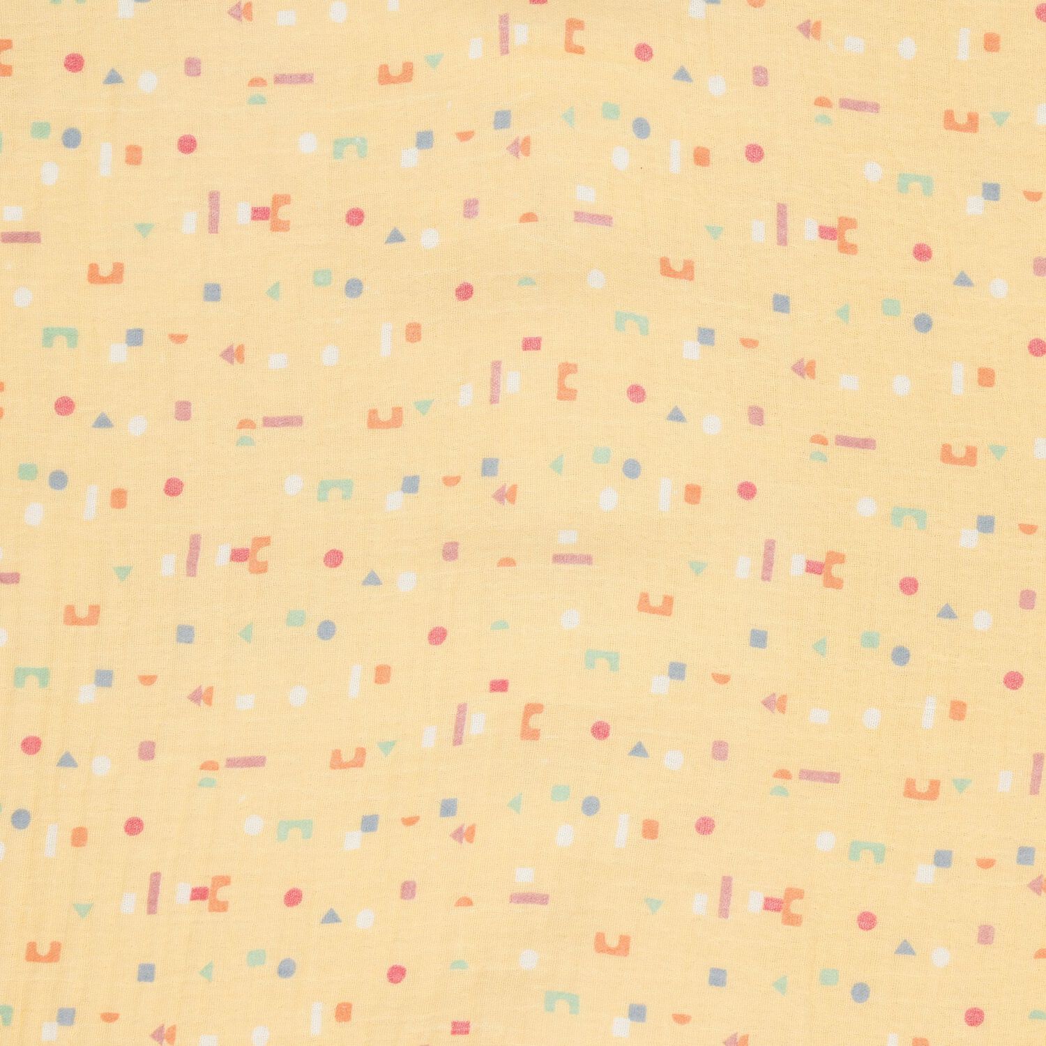 بطانية قماط باللون الأصفر للأطفال, 1, hi-res