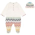 Ivory Logo Zig Zag Babygrow Gift Set , 1, hi-res