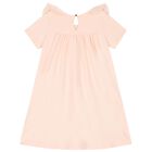 فستان بنات بالشعار  باللون وردي , 1, hi-res
