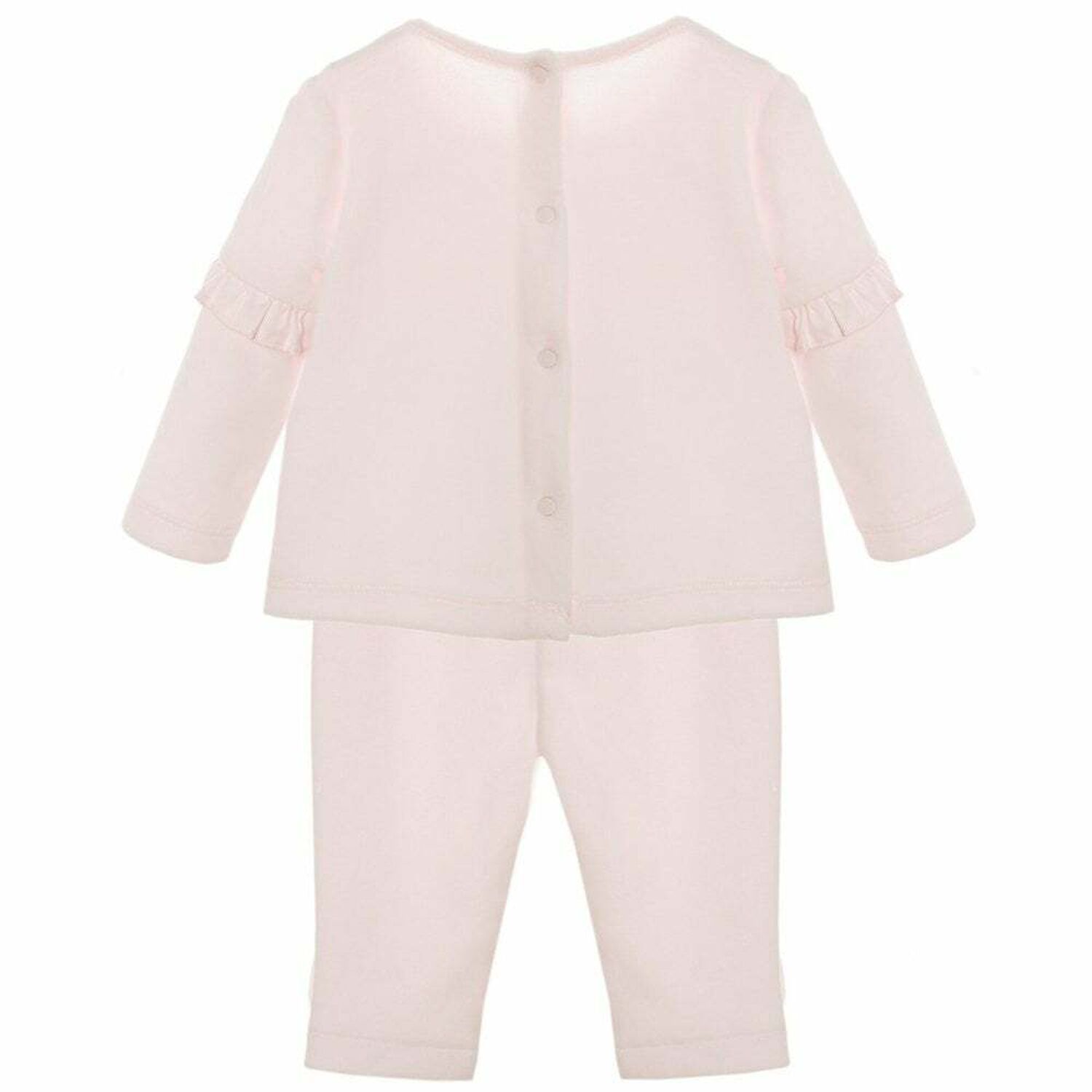 Baby Girls Pink Trousers Set, 1, hi-res