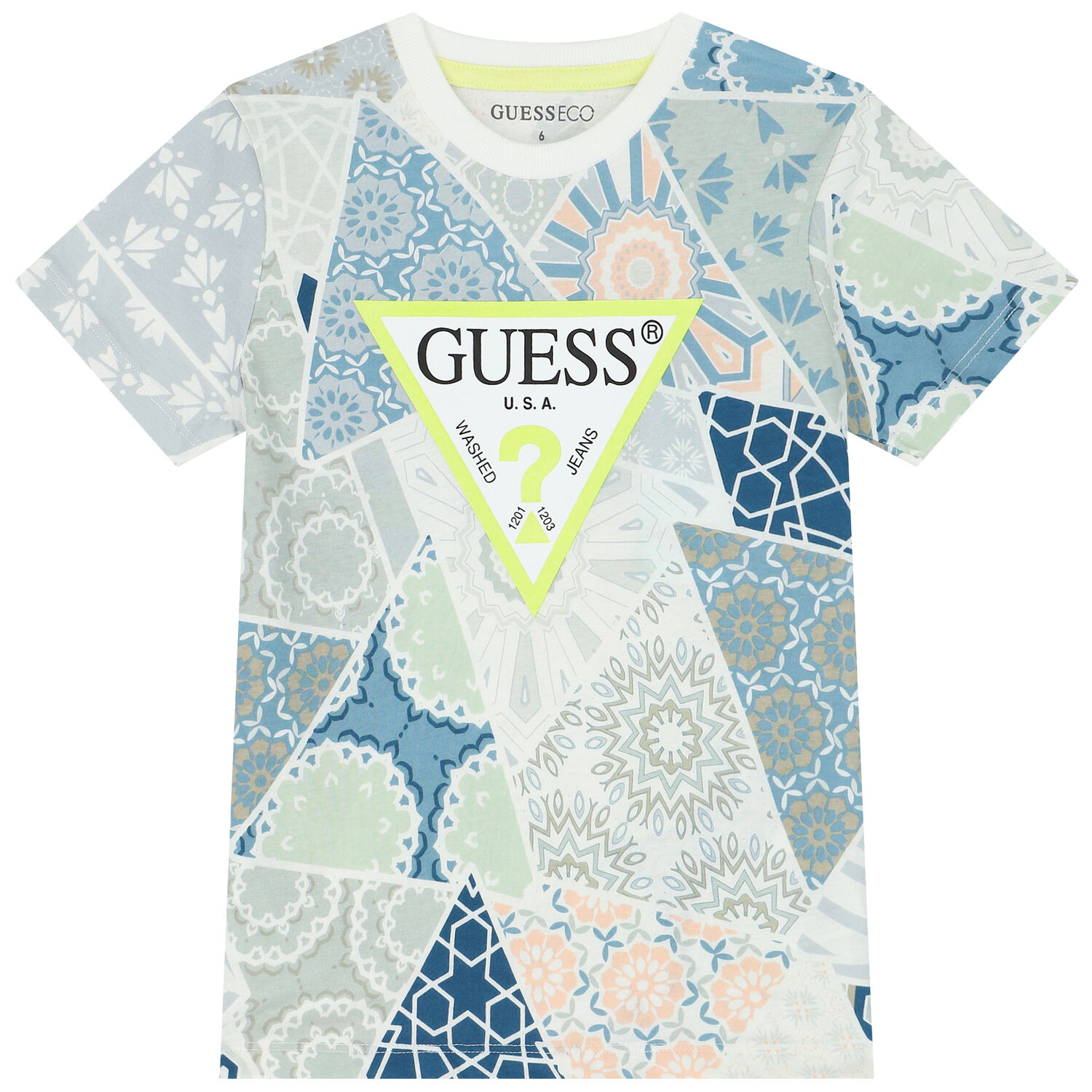 Boys Multi-Colored Logo T-Shirt, 1, hi-res