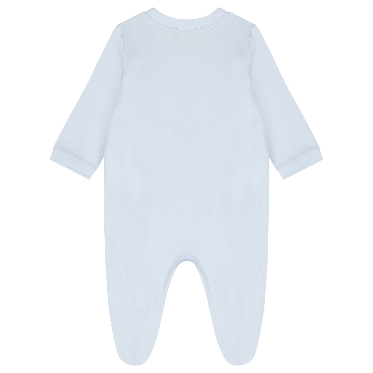 Baby Boys Blue Teddy Bear Babygrow, 2, hi-res