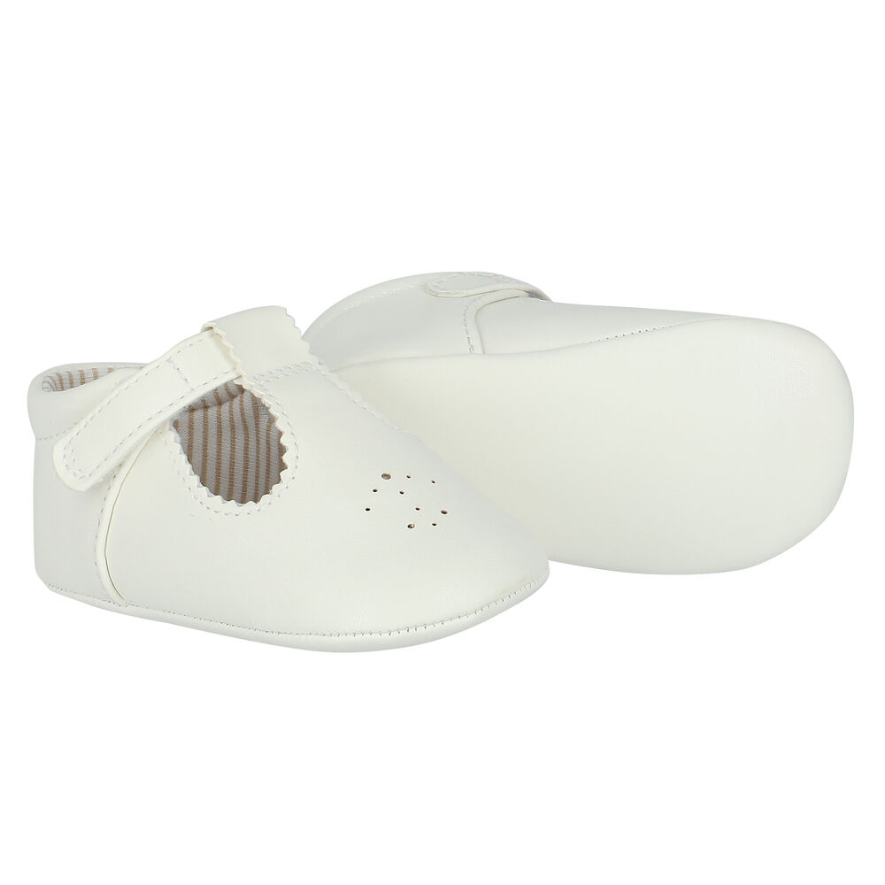 Mayoral Ivory Pre Walker Baby Shoes Junior Couture UAE